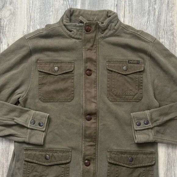 Polo Ralph Lauren Olive Green Zip Up Utility Jacket Size XL Womens's - Picture 2 of 7